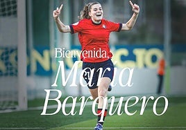 Bienvenida del Granada a María Barquero.
