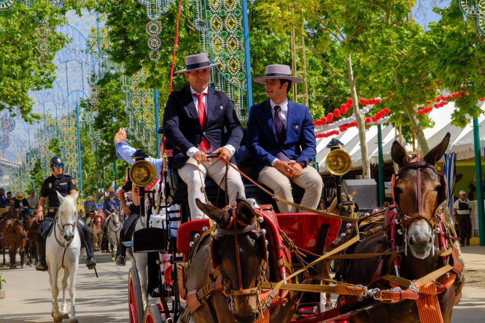 La exhibición de enganches en el ferial de Granada, en imágenes