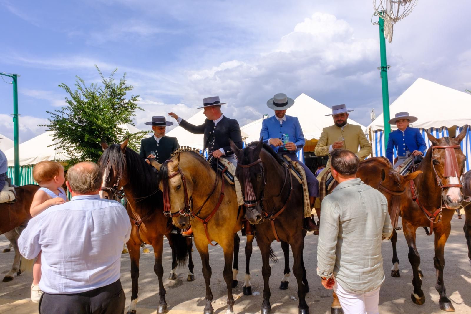 La exhibición de enganches en el ferial de Granada, en imágenes