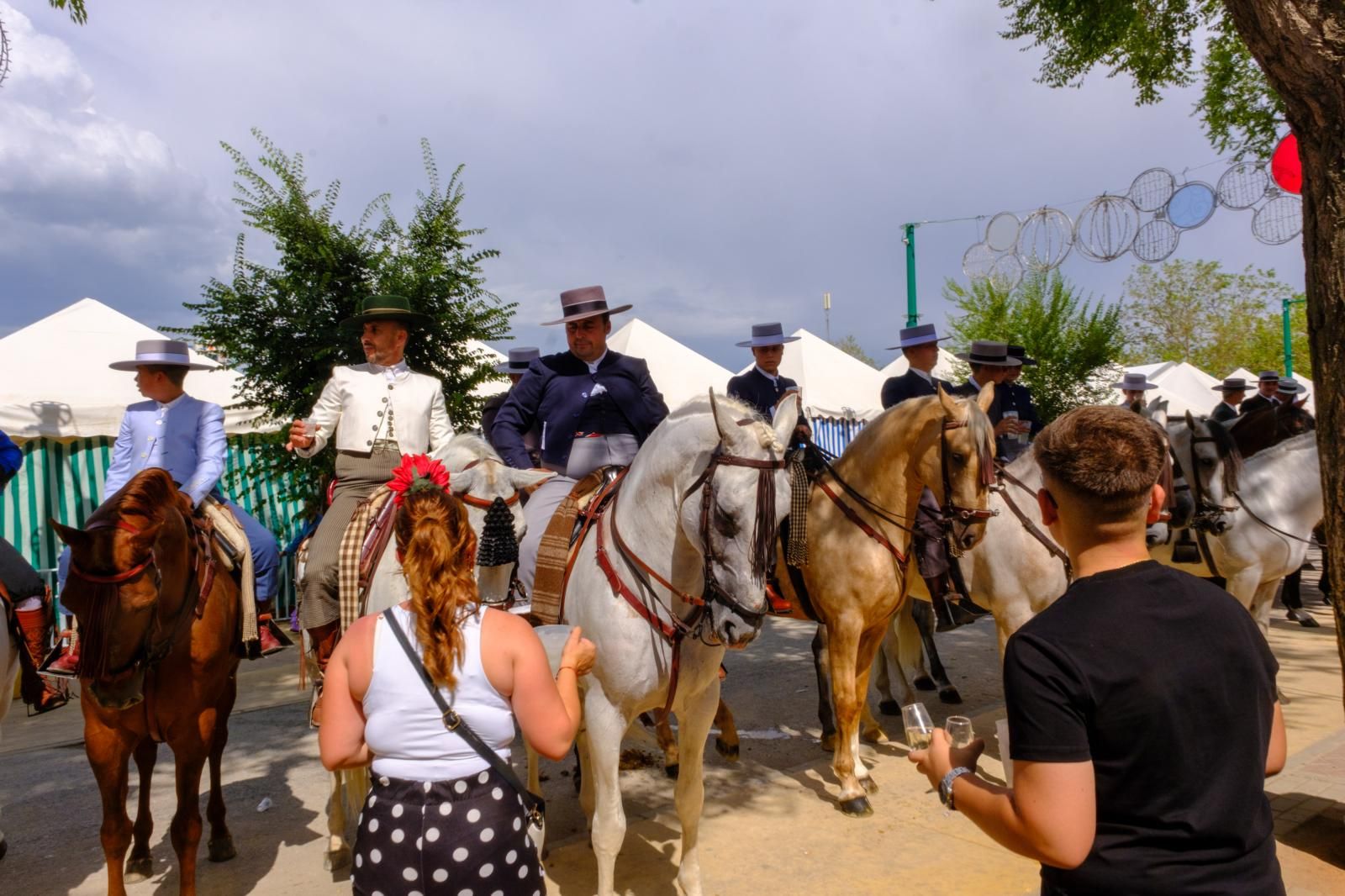 La exhibición de enganches en el ferial de Granada, en imágenes