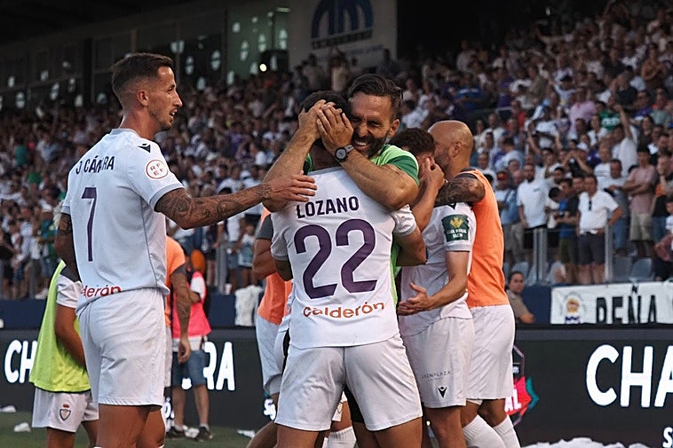 Celebración de los jugadores.