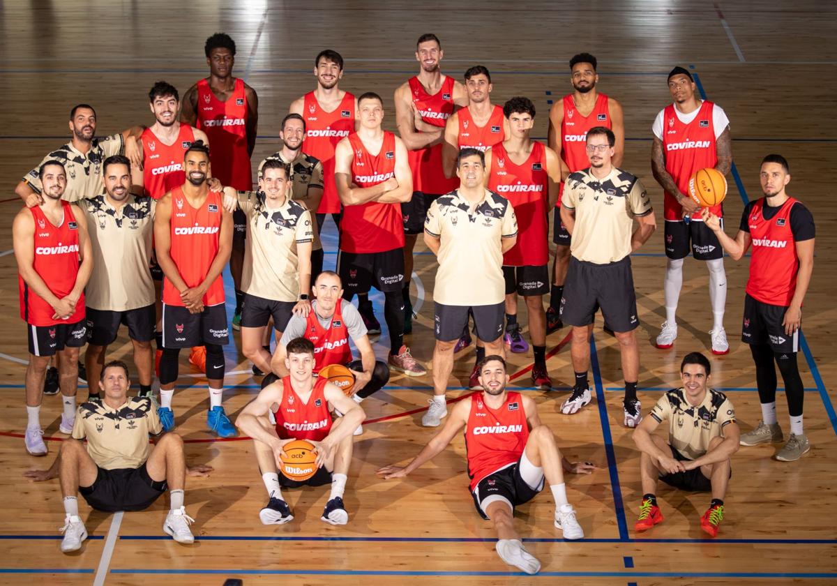 La plantilla del Covirán que inició la temporada y perdió la Liga Endesa.