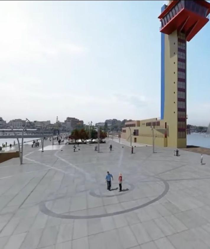 Imagen secundaria 2 - Así quedará Almería unida al puerto: conciertos, deporte, chiringuitos, miradores y zonas de paseo