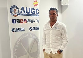 El guardia civil Antonio Molina, nuevo secretario provincial de la Asociación unificada de guardias civiles en Granada.