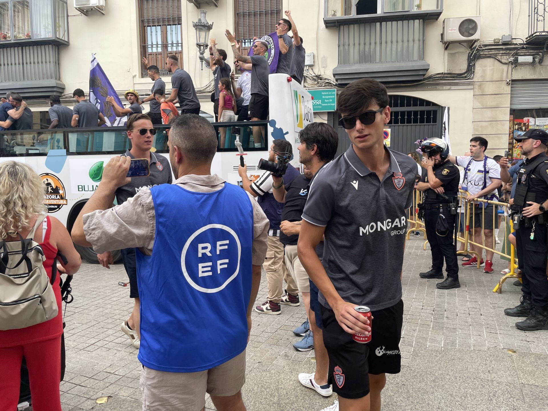 La fiesta del ascenso del Real Jaén, en imágenes