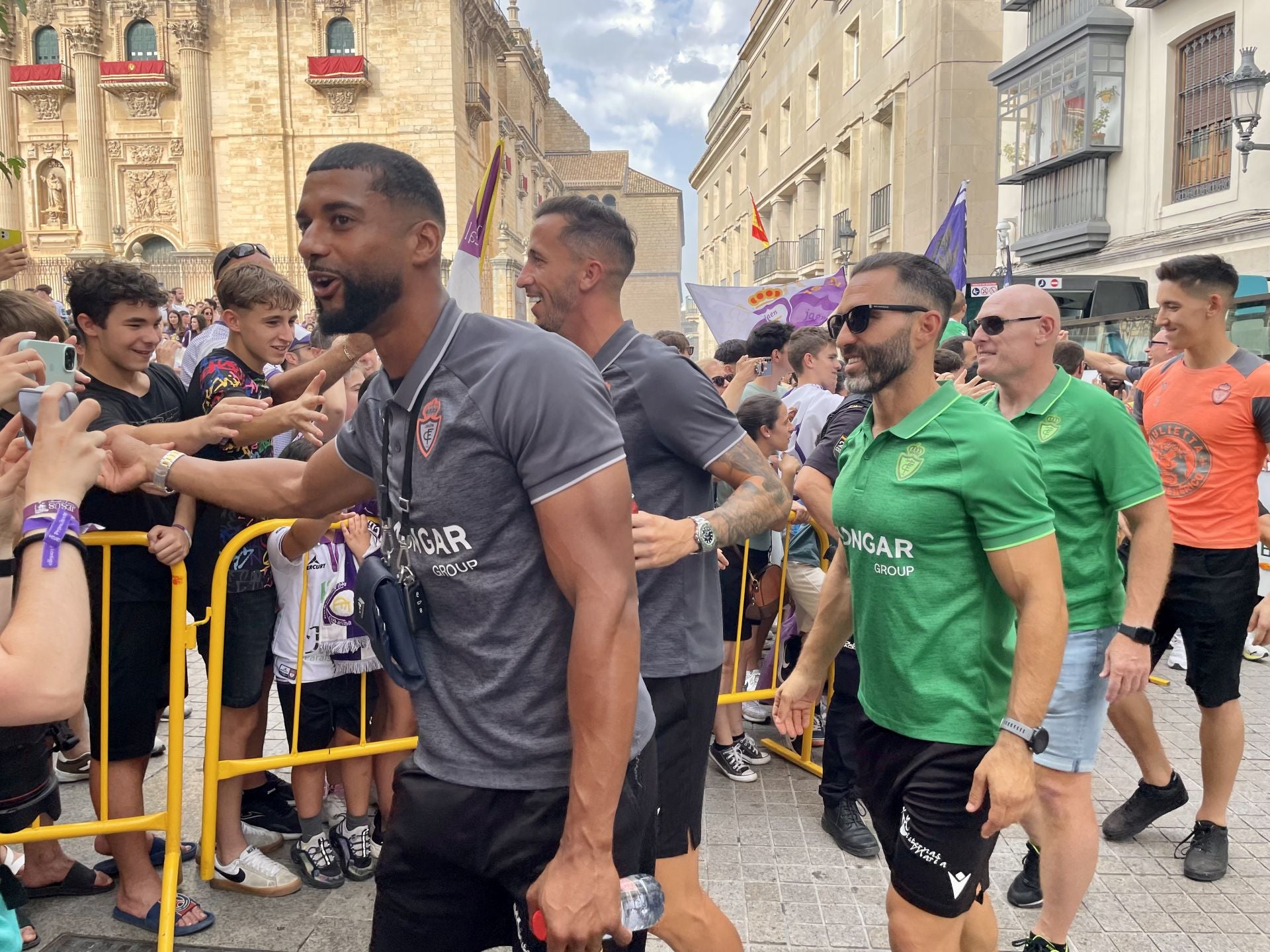 La fiesta del ascenso del Real Jaén, en imágenes
