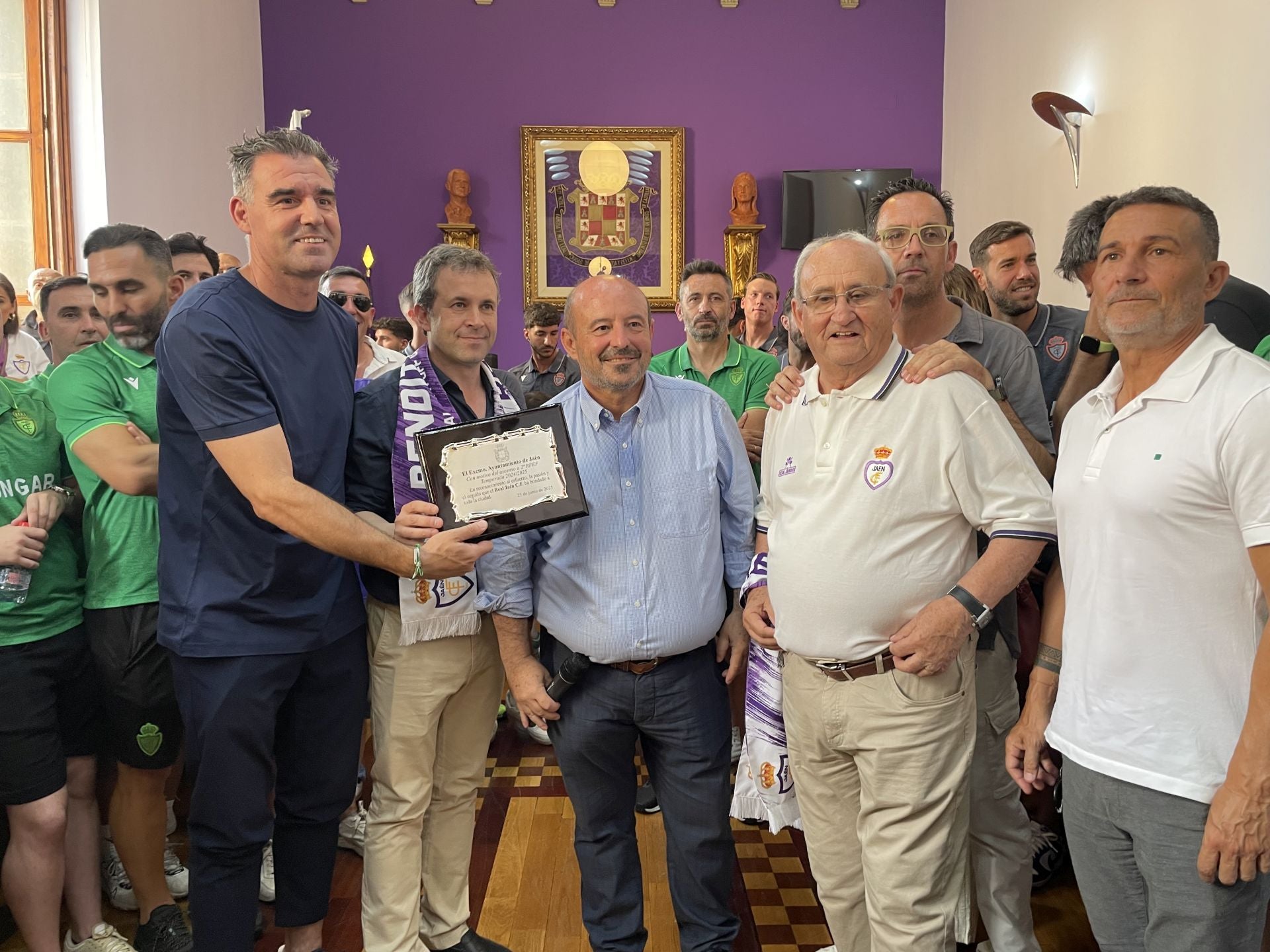 La fiesta del ascenso del Real Jaén, en imágenes