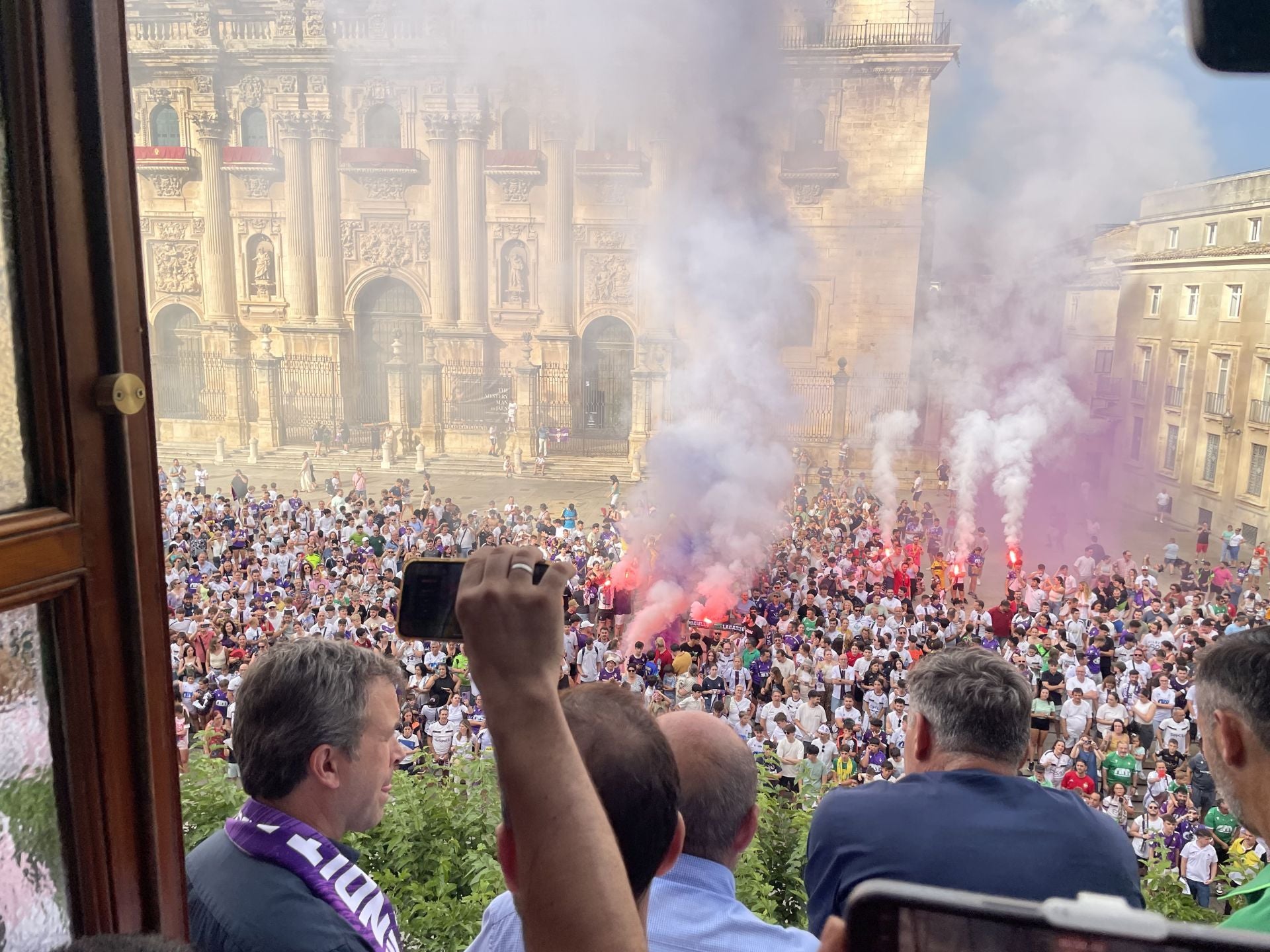 La fiesta del ascenso del Real Jaén, en imágenes