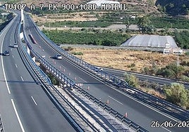 Accidente de tráfico en la A-7, en el que ha intervenido la Guardia Civil