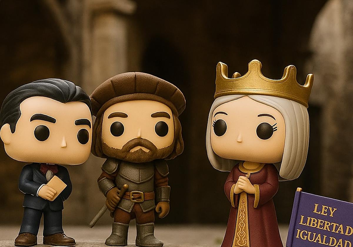 Los muñecos creados por Graná FOH! de personajes históricos de Granada.