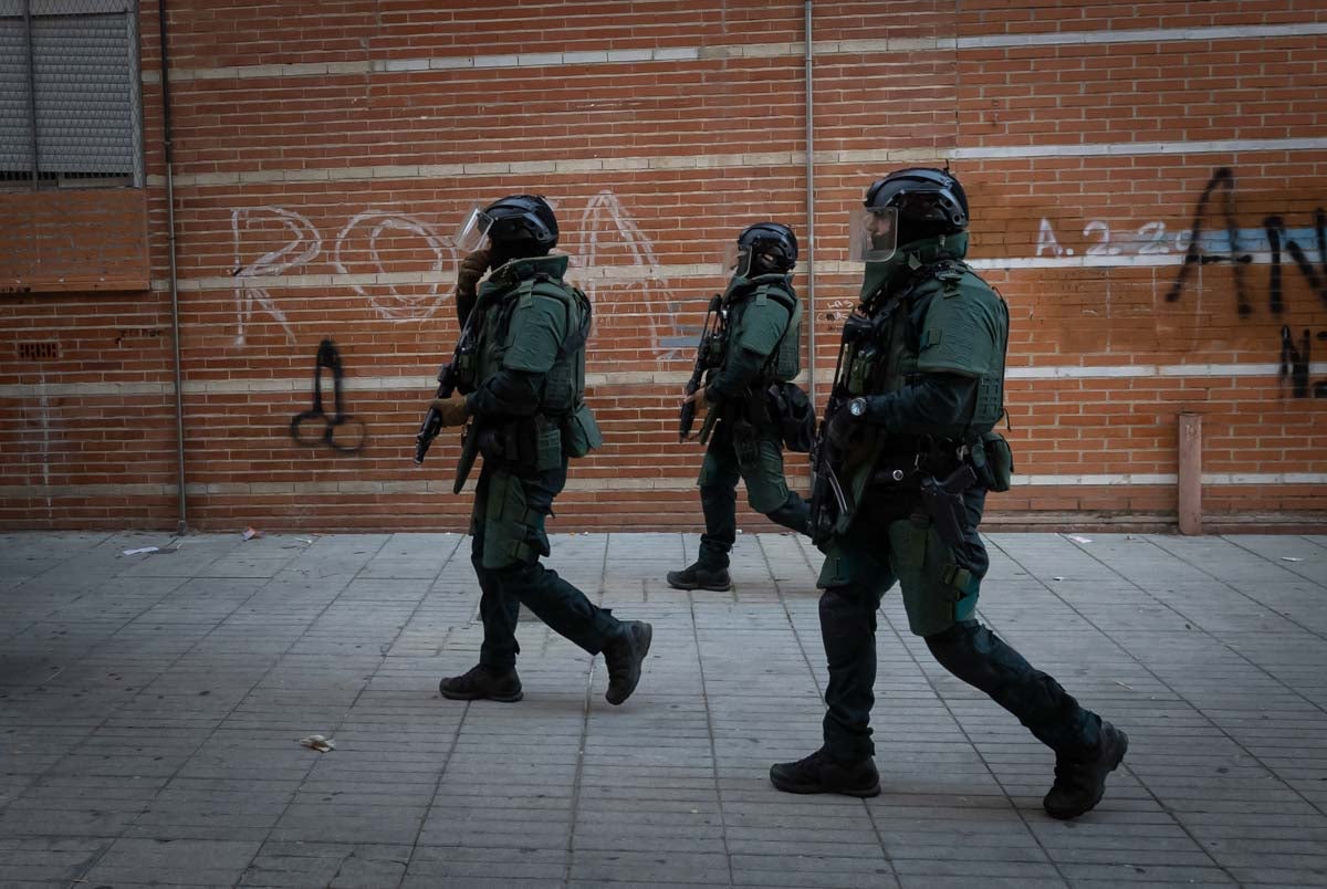 Las imágenes de la redada de la Guardia Civil contra un clan de atracadores