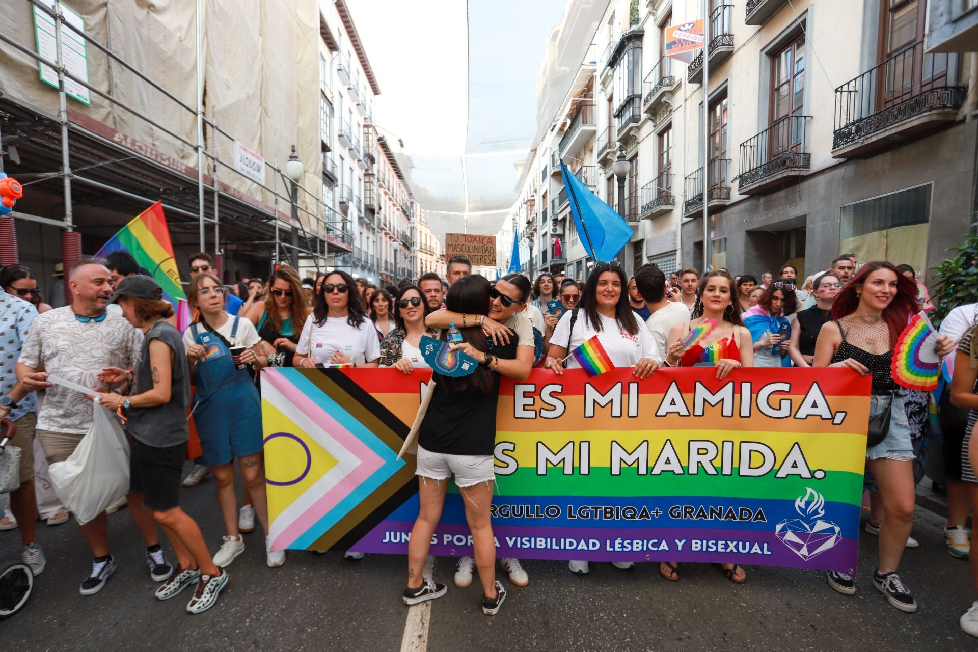 Las imágenes de la manifestación del Orgullo en Granada