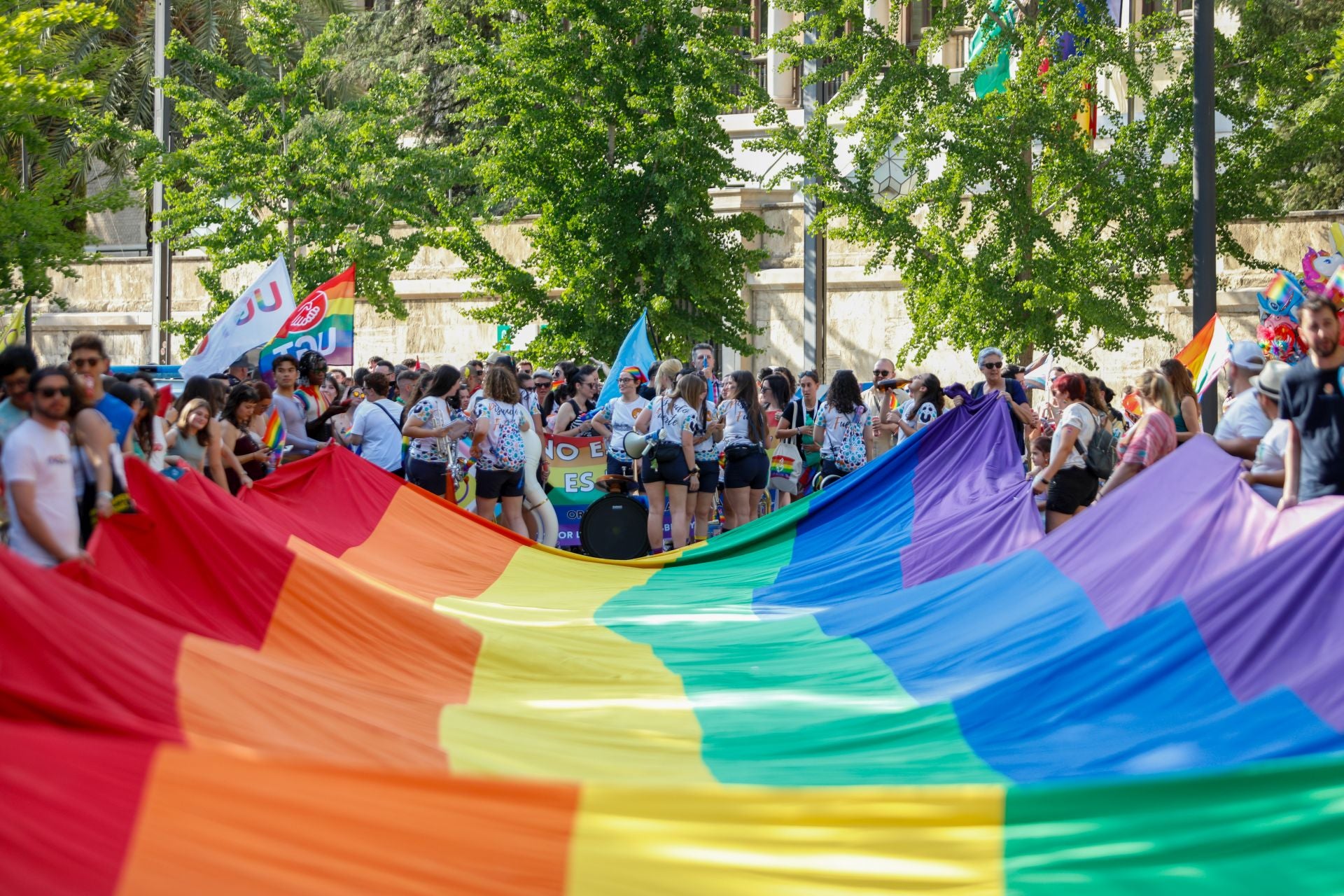 Las imágenes de la manifestación del Orgullo en Granada