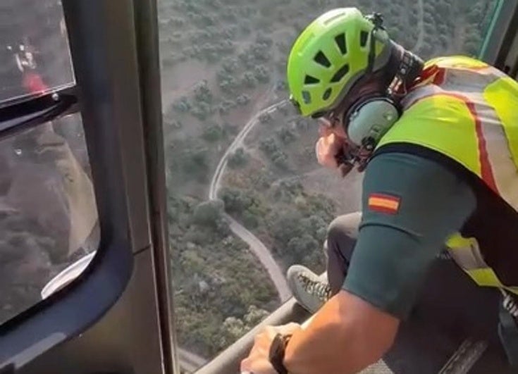 La Guardia Civil encuentra deshidratado en Jaén al anciano diabético desaparecido en Madrid