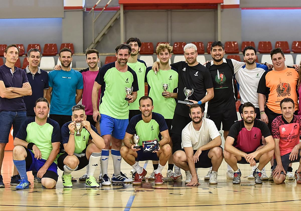 Parte de los periodistas participantes.