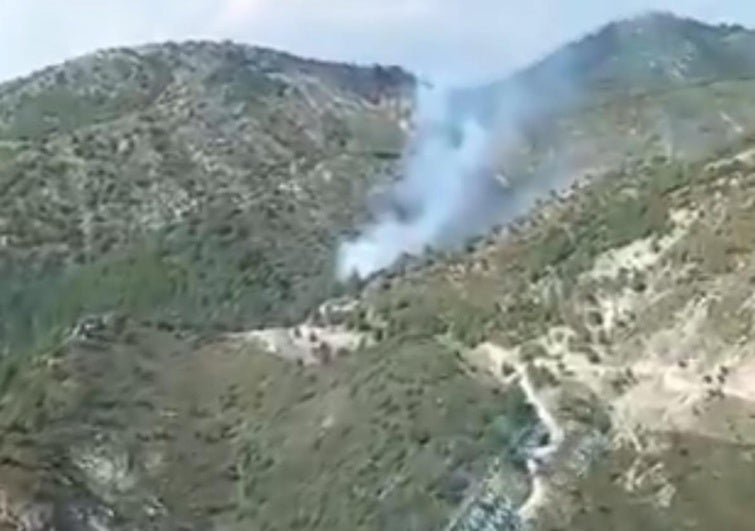 Un incendio en Beas de Granada moviliza al Infoca