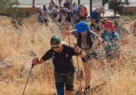 Los participantes, en acción.