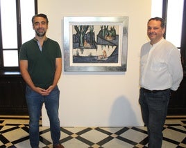 Una pintura del artista Ginés Parra, obra invitada del Museo de Arte Doña Pakyta