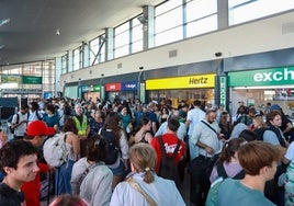 Colapso en la estación de tren