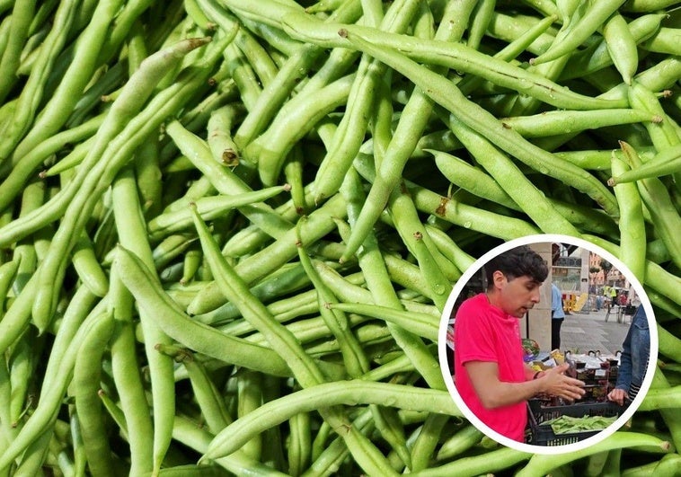 Un frutero avisa de la llegada de las judías verdes granadinas: «Durante casi todo el año vienen de Marruecos»