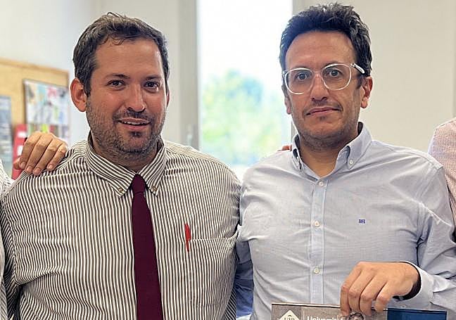 Jordi Pérez y Pau Miramon, los profesores autores del artículo.