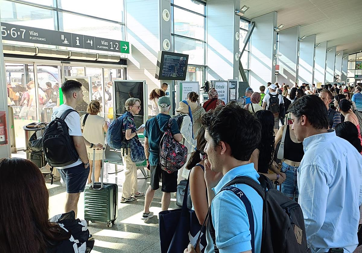 Pasajeros en Andaluces.