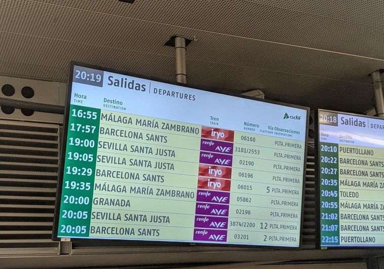 Caos ferroviario hasta el último tren del día: «Es un descontrol total»