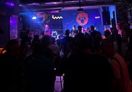 Un momento de uno de los conciertos de este festival en Albox.