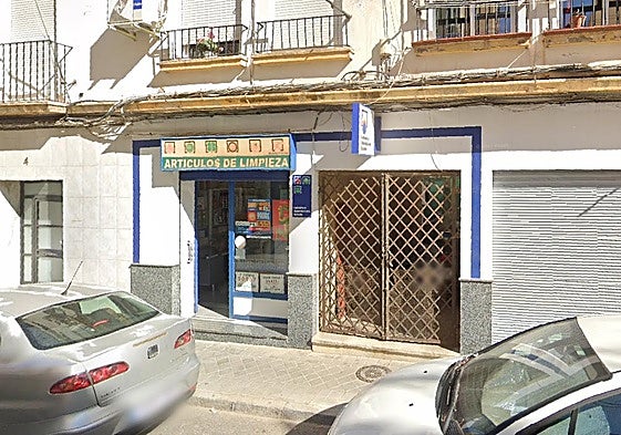 Administración de lotería de la Chana donde se vendió el boleto ganador de la Bonoloto