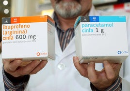 Los efectos del calor en el ibuprofeno y el paracetamol.