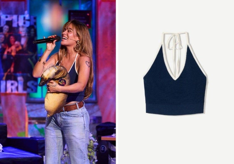 Furor por este top de Bershka que Karol G lució en La Revuelta