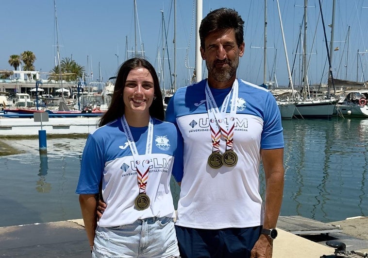 Un padre y su hija de Granada triunfan en el Campeonato de España de kayak