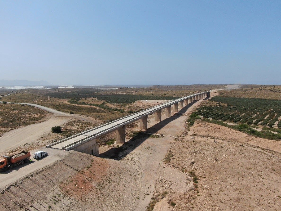Así van las obras del AVE en Almería