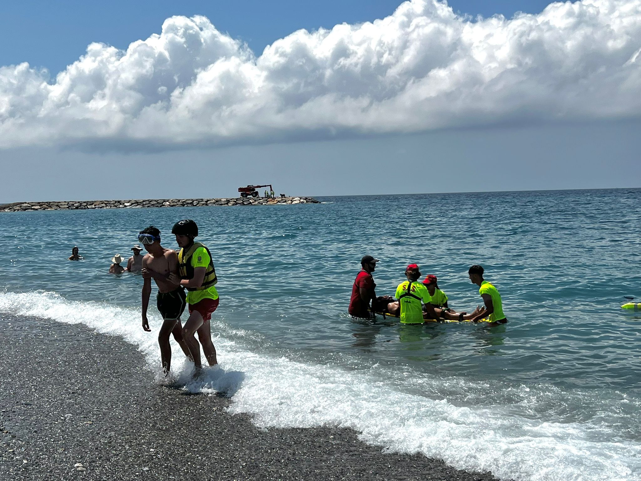 Dentro del &#039;accidente imprudente&#039; en Playa Granada