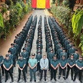 Estos son los 142 guardias civiles en prácticas destinados en Granada.