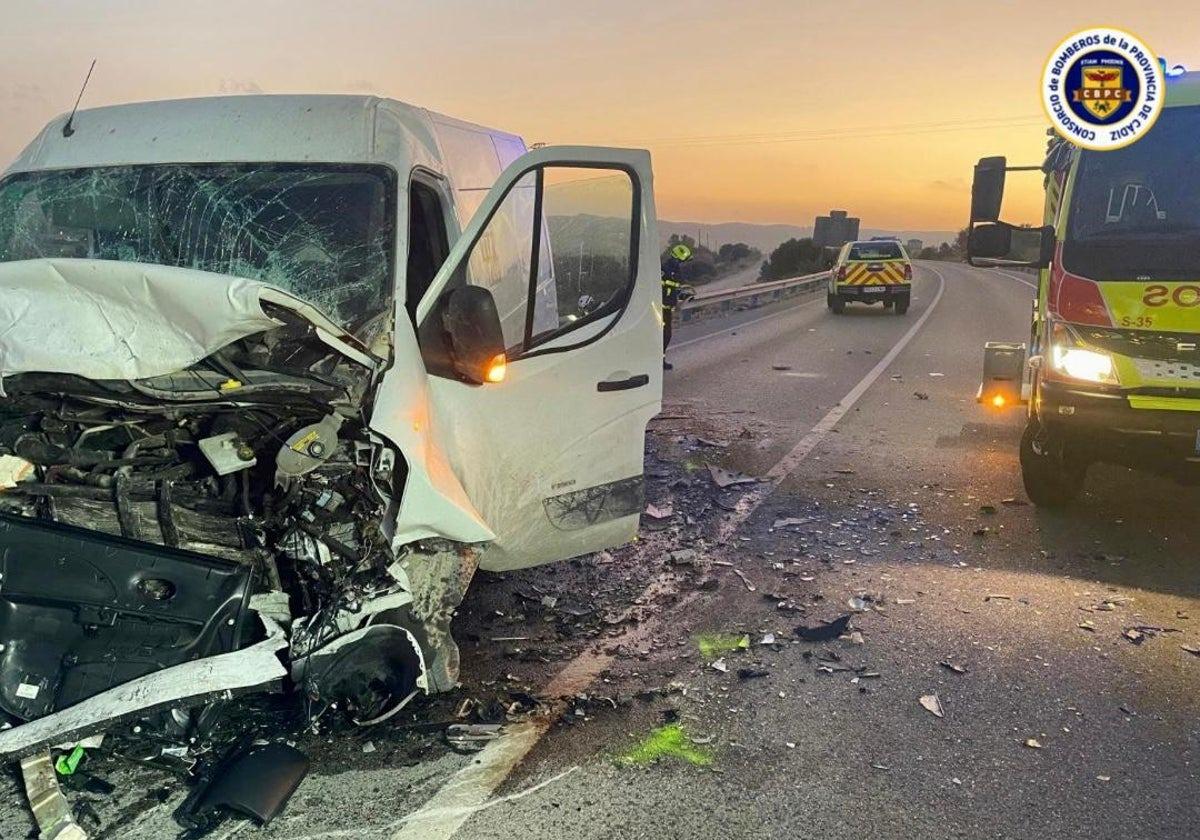 Accidente mortal en Cádiz.