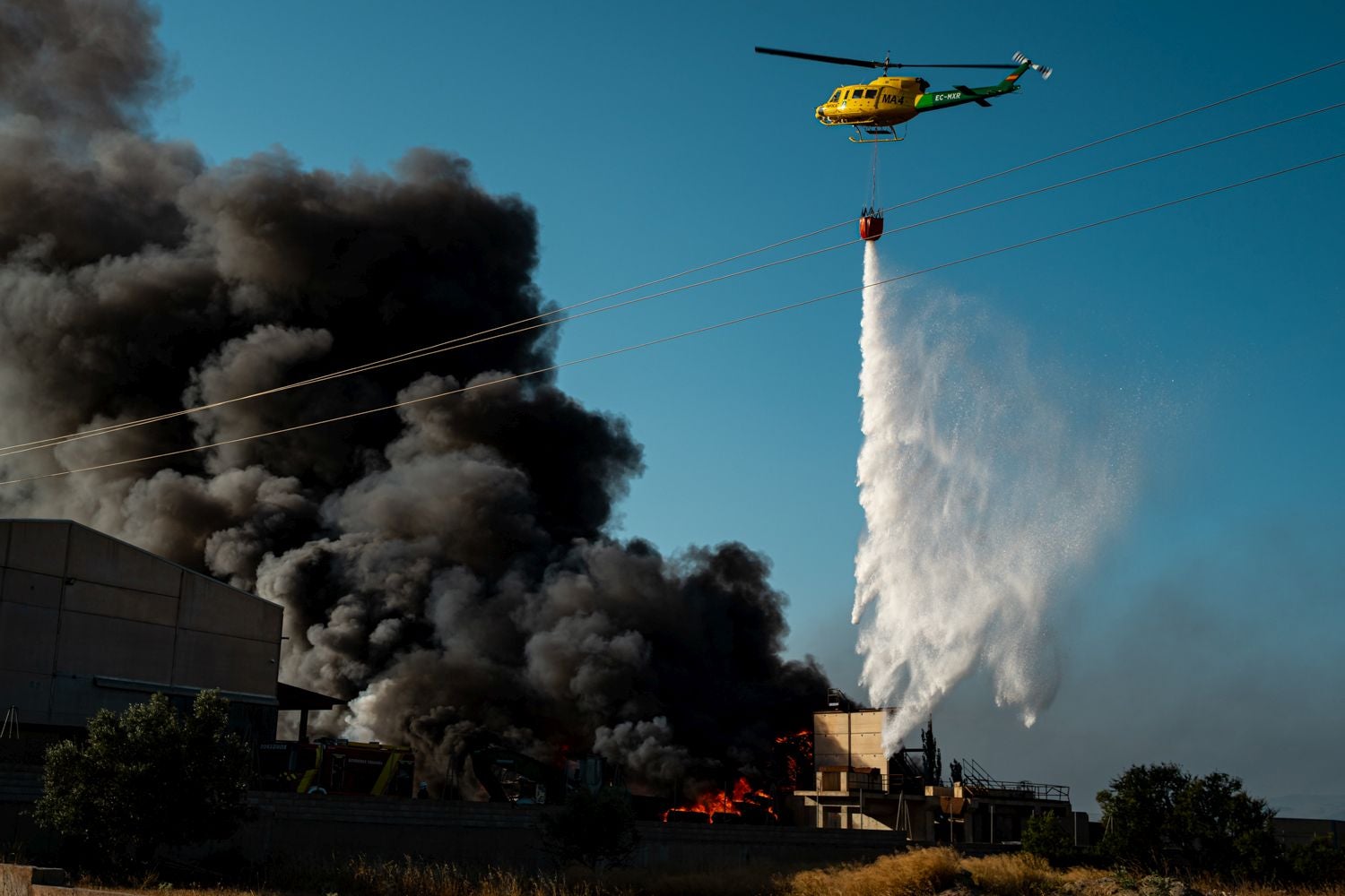 El incendio de Padul, desde dentro