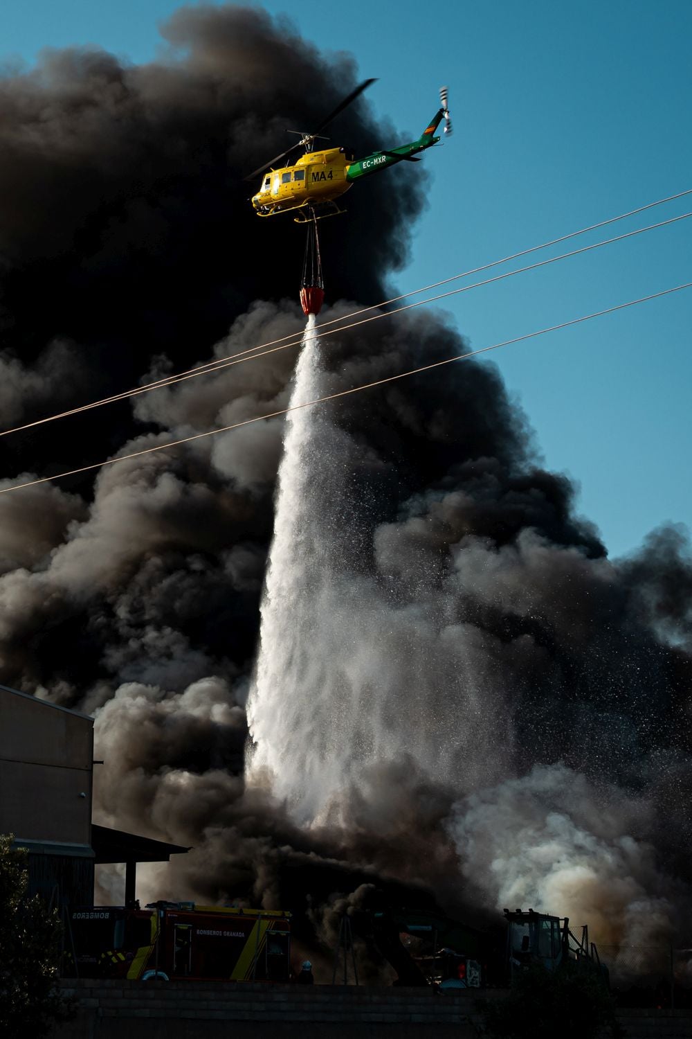 El incendio de Padul, desde dentro