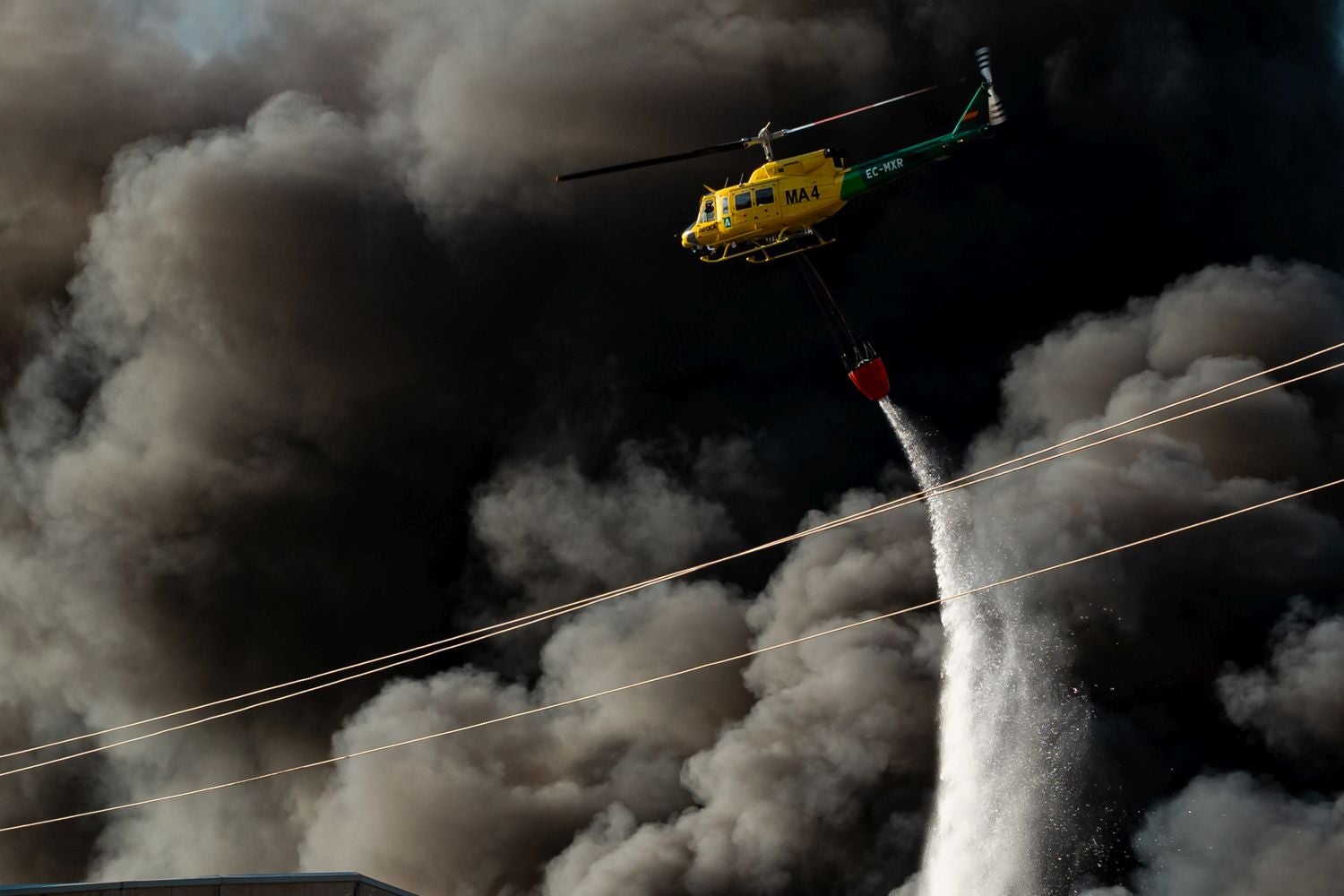 El incendio de Padul, desde dentro