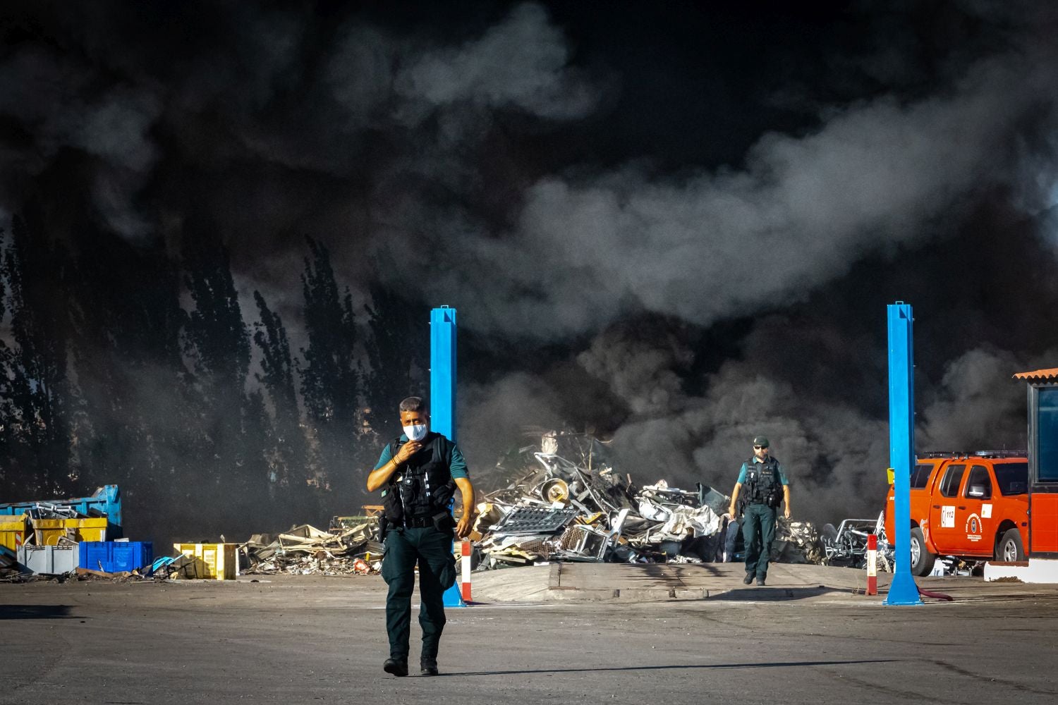 El incendio de Padul, desde dentro