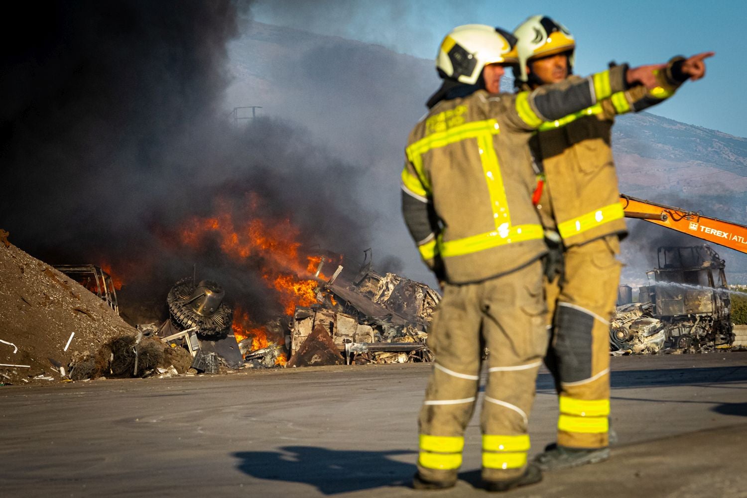 El incendio de Padul, desde dentro