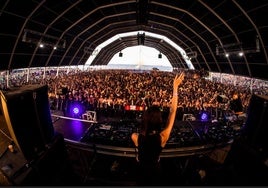 Imagen de archivo de una sesión de música electrónica en Dreambeach.