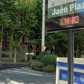Un termómetro de Jaén, en una imagen de archivo.