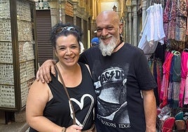 María y su pareja turistas de Lérida