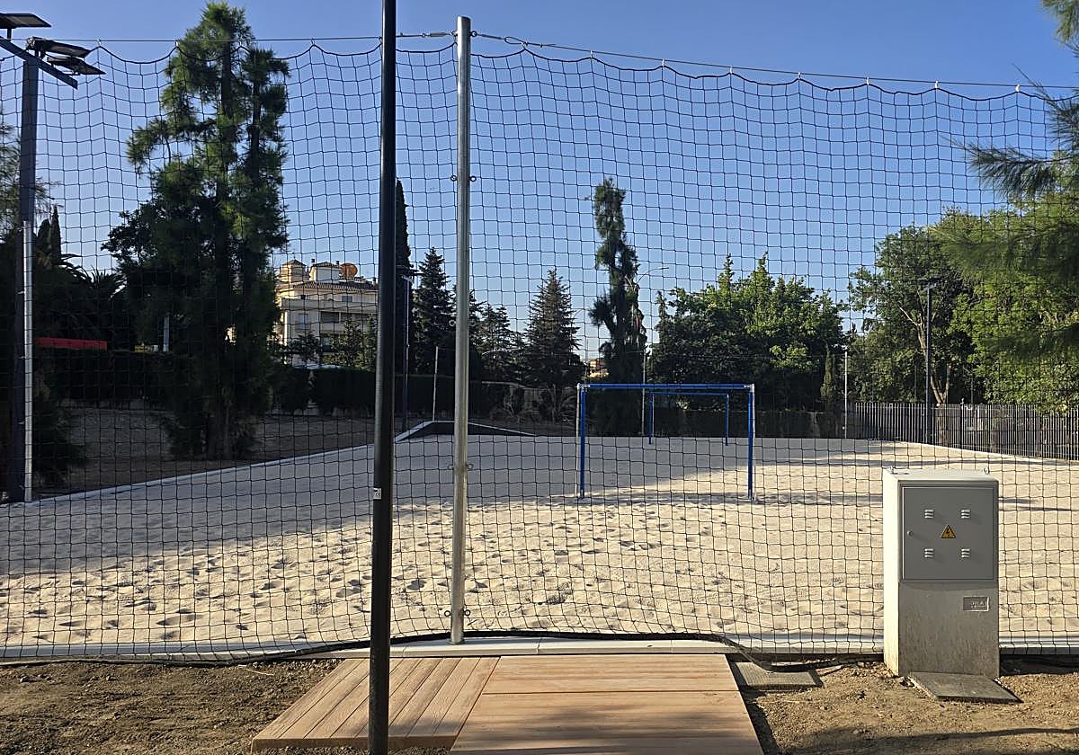 Dos nuevas pistas de arena para el campus de Fuentenueva