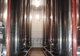 Bodega de una almazara.