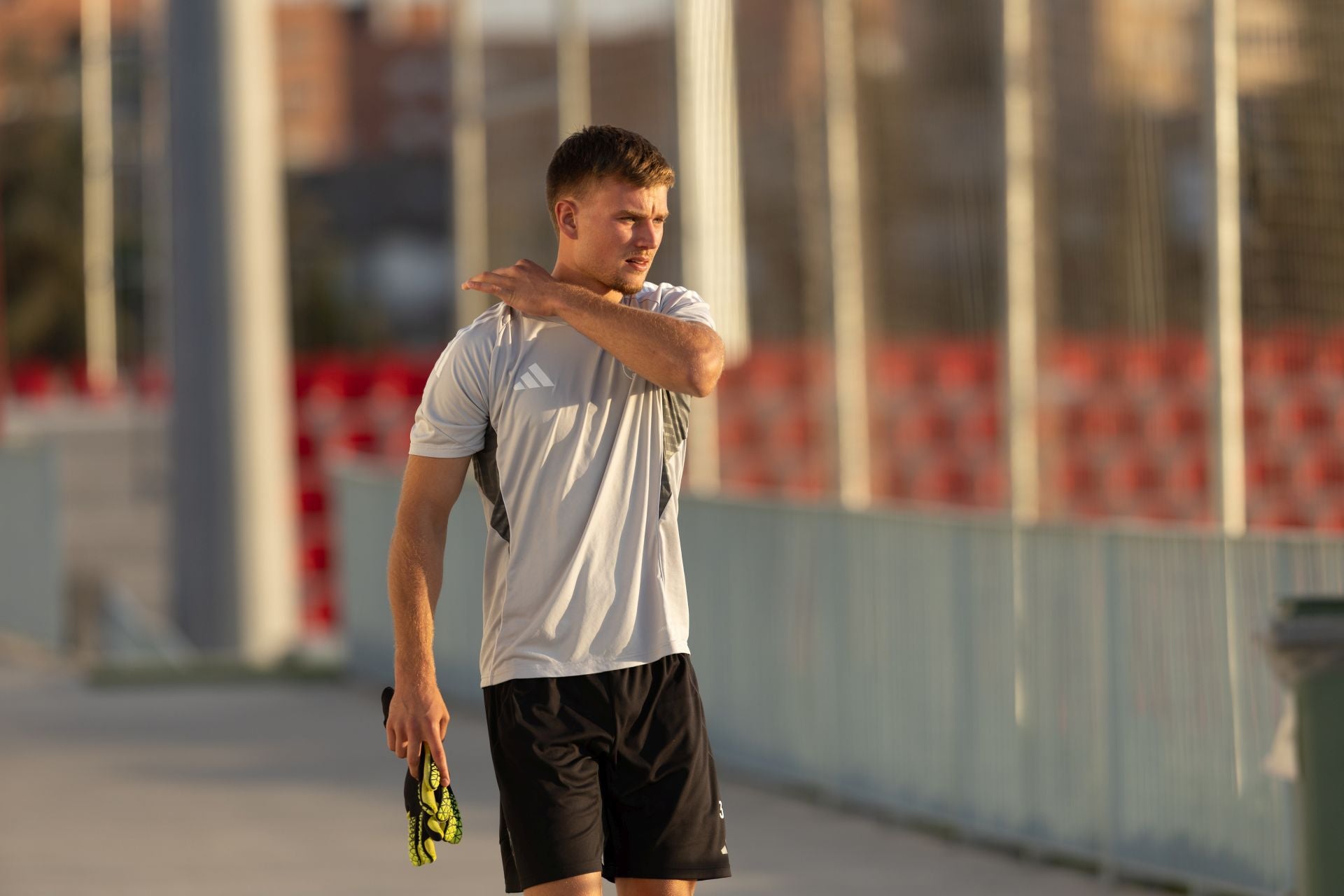 El primer entrenamiento de la pretemporada del Granada, en imágenes