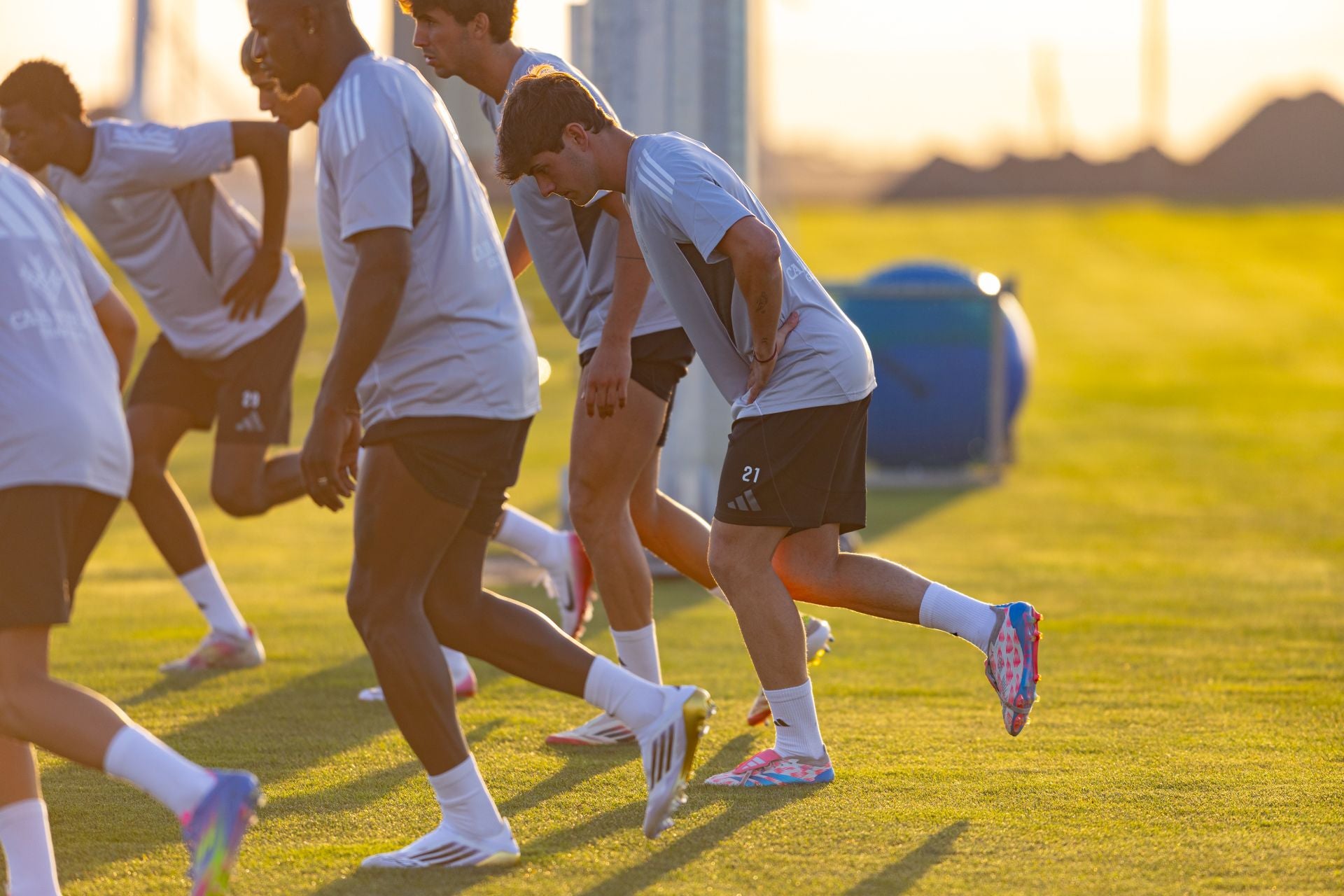 El primer entrenamiento de la pretemporada del Granada, en imágenes