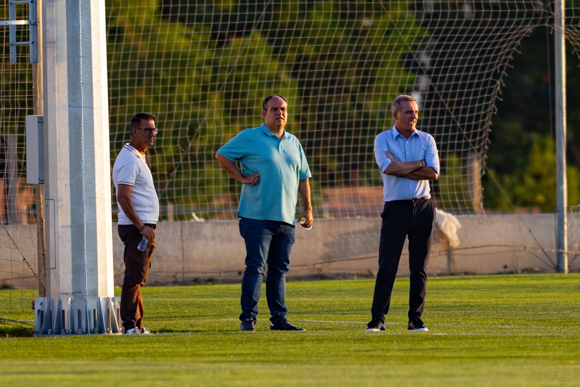El primer entrenamiento de la pretemporada del Granada, en imágenes