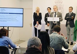 Imagen de archivo de la presentación en marzo del proyecto de presupuestos.